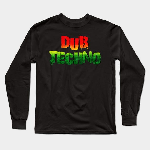 Dub techno Long Sleeve T-Shirt by Erena Samohai